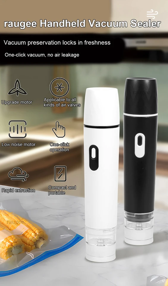 Handheld Vacuum Sealer for Food Bags